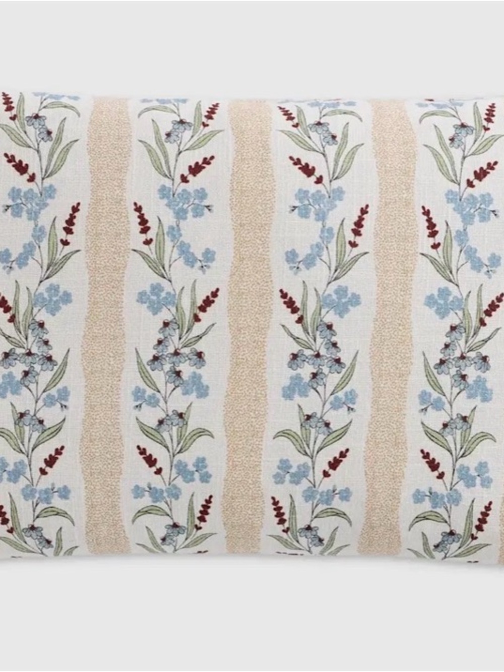 Quince Wildflower Cotton Pillow Cover - 12x20